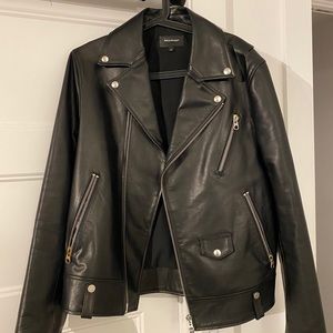 Mackage Fenton Leather Moto Jacket